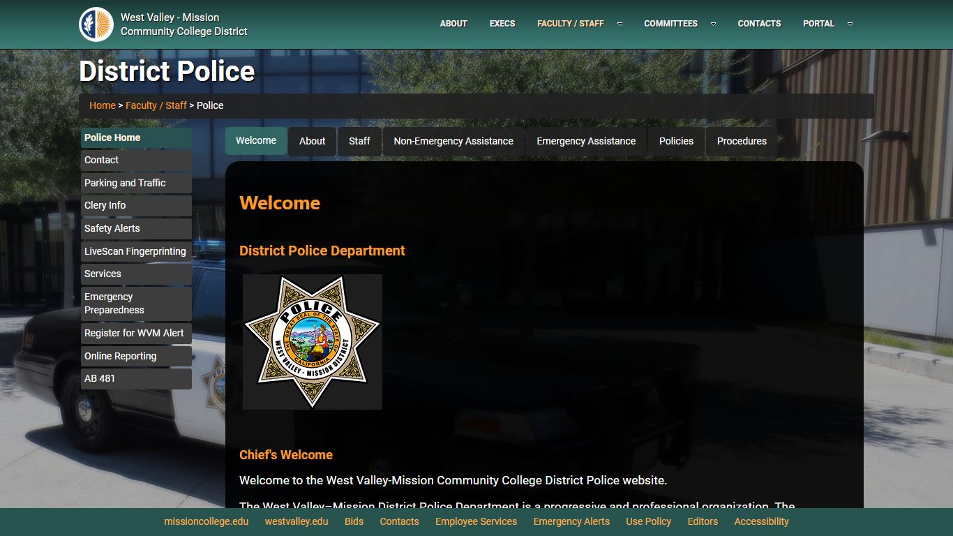 District Police | WVMCCD