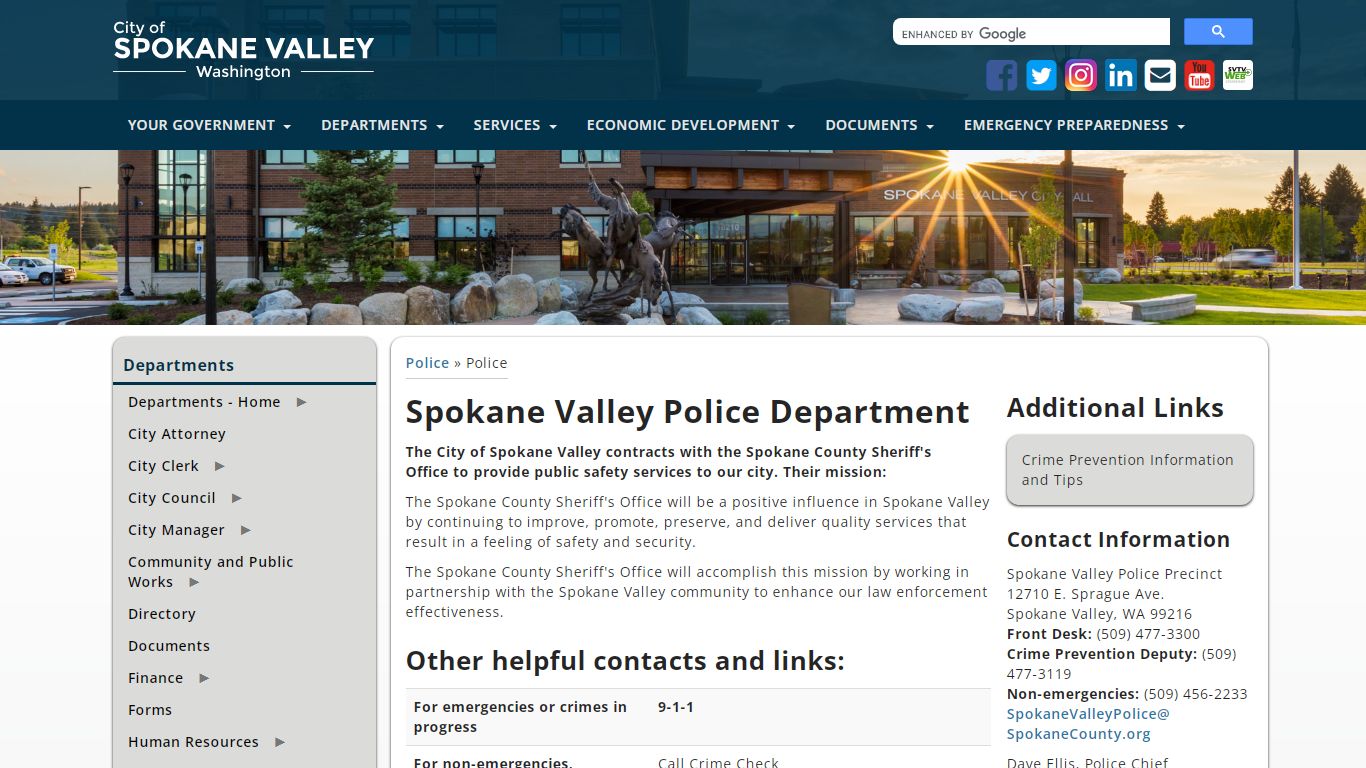 Police - Spokane Valley, WA